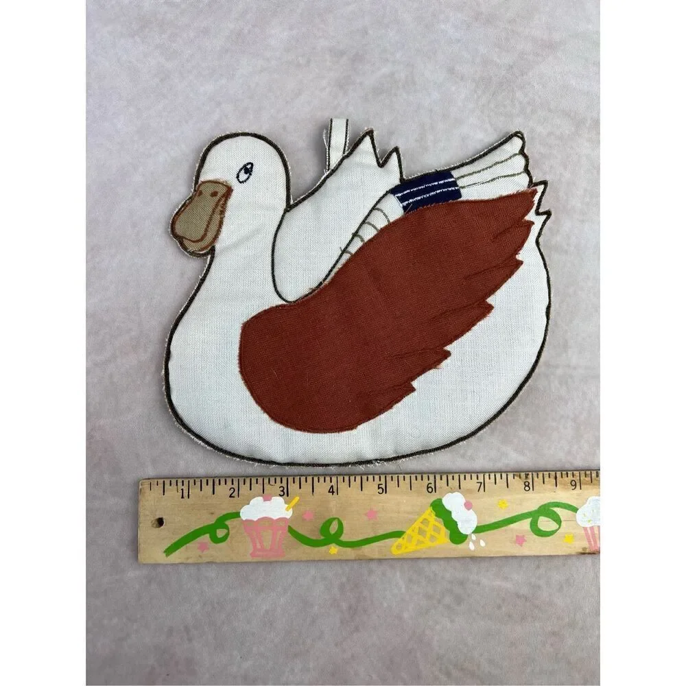 Vintage Goose Duck Pot Holder Hot Pad